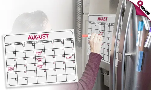 Magnetic Calendar Whiteboard!